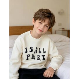 Фотография Свитер детский на мальчика 29003-1 white р.120-160 "Yalisi" недорого оптом от прямого поставщика