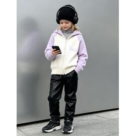 Фотография Кофта детская на девочку 358 lilac р.110-150 "Yalisi" недорого оптом от прямого поставщика