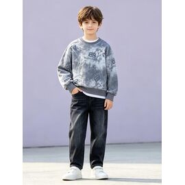 Фотография Свитер детский на мальчика 5901-1 grey р.120-170 "Yalisi" недорого оптом от прямого поставщика