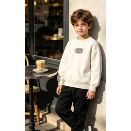 Фотография Свитер детский на мальчика 5906-1 white р.120-170 "Yalisi" недорого оптом от прямого поставщика