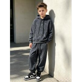 Фотография Костюм детский спортивный на мальчика YG219 grey р.120-170 "Yalisi" недорого оптом от прямого поставщика