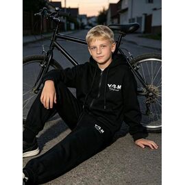 Фотография Костюм детский спортивный на мальчика YG220 black р.120-170 "Yalisi" недорого оптом от прямого поставщика