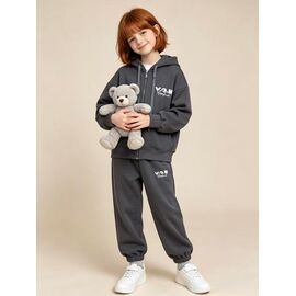 Фотография Костюм детский спортивный на девочку YG220-1 grey р.120-170 "Yalisi" недорого оптом от прямого поставщика