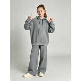 Фотография Костюм детский спортивный на девочку YG221 grey р.120-170 "Yalisi" недорого оптом от прямого поставщика