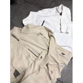 Фотография Кофта спортивная женская LR1955 beige р.M-XL "Lora" недорого оптом от прямого поставщика