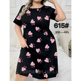Фотография Туника женская молодёжная р-ры 2XL-4XL "FLOWER" купить недорого от прямого поставщика