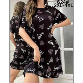 Фотография Туника женская молодёжная р-ры 2XL-4XL "FLOWER" купить недорого от прямого поставщика