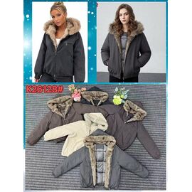 Фотография Куртка женская зимняя K26128 d.brown р.M-XL "Dorimodes" недорого оптом от прямого поставщика
