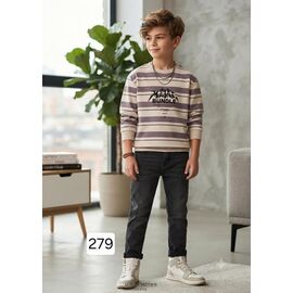 Фотография Свитер детский на мальчика 279 beige р.5-9 "Фунтик" недорого оптом от прямого поставщика