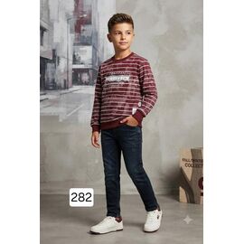 Фотография Свитер детский на мальчика 282 purple р.5-9 "Фунтик" недорого оптом от прямого поставщика