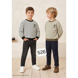 Фотография Свитер детский на мальчика 526 khaki р.3-7 "Фунтик" недорого оптом от прямого поставщика
