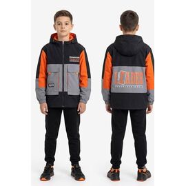 Фотография Ветровка детская на мальчика 4762 grey р.8-12 "MALIBU" недорого оптом от прямого поставщика