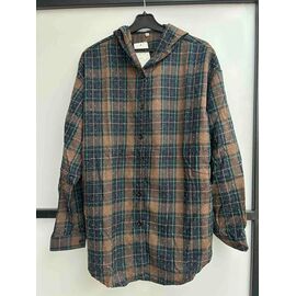 Фотография Рубашка женская 9933 navy-brown р.3XL-6XL "P.HEY" недорого оптом от прямого поставщика
