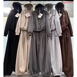 Фотография Костюм спортивный женский тёплый 32068 brown р.M-XL "Dorimodes" недорого оптом от прямого поставщика