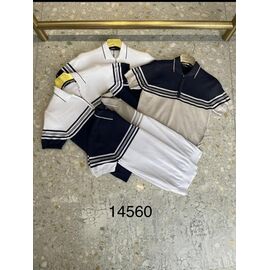 Фотография Футболка мужская 14560 white-navy р.M-2XL "Moranny" недорого оптом от прямого поставщика