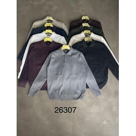 Фотография Свитер мужской 26307 wine р.M-2XL "Moranny" недорого оптом от прямого поставщика