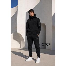 Фотография Костюм спортивный мужской 5707 black р.S-2XL "Moranny" недорого оптом от прямого поставщика