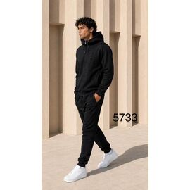 Фотография Костюм спортивный мужской 5733 black р.S-2XL "Moranny" недорого оптом от прямого поставщика
