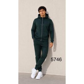 Фотография Костюм спортивный мужской 5746 green р.S-2XL "Moranny" недорого оптом от прямого поставщика