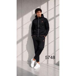 Фотография Костюм спортивный мужской 5748 black р.S-2XL "Moranny" недорого оптом от прямого поставщика
