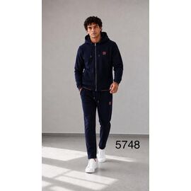 Фотография Костюм спортивный мужской 5748 navy р.S-2XL "Moranny" недорого оптом от прямого поставщика
