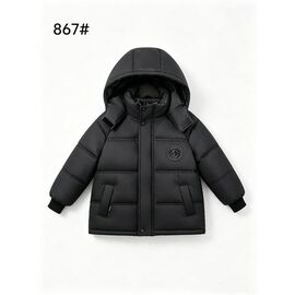 Фотография Курка детская зимняя на мальчика 867 black р.3-6 "Flong" недорого оптом от прямого поставщика