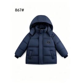 Фотография Курка детская зимняя на мальчика 867 navy р.3-6 "Flong" недорого оптом от прямого поставщика