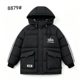 Фотография Курка детская зимняя на мальчика 8879 black р.8-12 "Flong" недорого оптом от прямого поставщика
