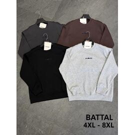 Фотография Свитер мужской F1813 d.grey р.4XL-8XL "F.T.H" недорого оптом от прямого поставщика