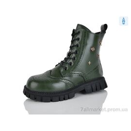 Черевики дитячі зручні Весна/осінь M28-28 green (8 пар р.32-37) "KEWK" недорого оптом від прямого постачальника