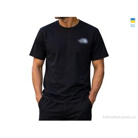 Футболка чоловіча Літо 8 чорний tnf (4 шт. р.сіткаM-2XL) "Sport style" недорого оптом від прямого постачальника