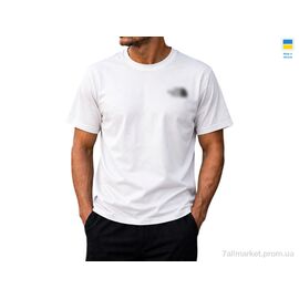 Футболка чоловіча Літо 8 білий tnf (4 шт. р.сіткаM-2XL) "Sport style" недорого оптом від прямого постачальника