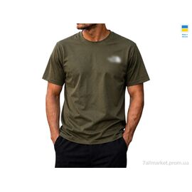 Футболка чоловіча Літо 80 батал хакі tnf (4 шт. р.сіткаM-2XL) "Sport style" недорого оптом від прямого постачальника