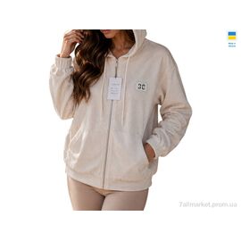 Кофта жіноча Весна/осінь 80 молоко (4 шт. р.сітка3XL-6XL) "Sport style" недорого оптом від прямого постачальника