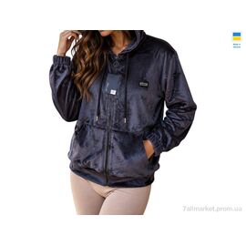 Фотография Кофта женская Весна/осень 80 синій (4 шт. р.сетка 3XL-6XL) "Sport style" недорого оптом от прямого поставщика