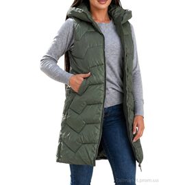 Фотография Жилетка женская Весна/осень 2302 зелений (4 шт. р.сетка L-3XL) "Sport style" недорого оптом от прямого поставщика