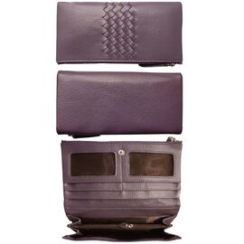 Фотография Кошелёк женский C081A purple р.19-9.5-3 "Trendshop" недорого оптом от прямого поставщика