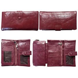 Фотография Кошелёк женский C8250-2 wine р.18.5-9.5-2.5 "Trendshop" недорого оптом от прямого поставщика