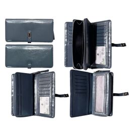 Фотография Кошелёк женский J2335A blue р.20-10-4 "Trendshop" недорого оптом от прямого поставщика