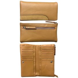 Фотография Кошелёк женский Y7109A orange р.18.5-9.5-2.5 "Trendshop" недорого оптом от прямого поставщика