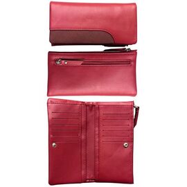 Фотография Кошелёк женский Y7109A red р.18.5-9.5-2.5 "Trendshop" недорого оптом от прямого поставщика