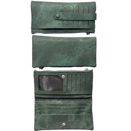 Фотография Кошелёк женский Y7771A green р.18.5-9.5-3 "Trendshop" недорого оптом от прямого поставщика