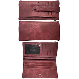 Фотография Кошелёк женский Y7771A wine р.18.5-9.5-3 "Trendshop" недорого оптом от прямого поставщика