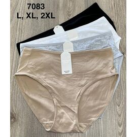 Фотография Трусы женские 7083 mix р.L-2XL "Comfort" недорого оптом от прямого поставщика