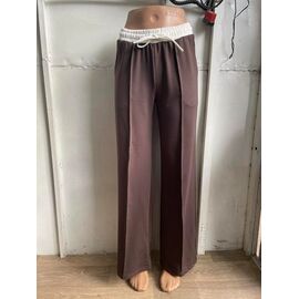 Фотография Штаны спортивные женские 1054 brown р.S-XL "VICTORY" недорого оптом от прямого поставщика