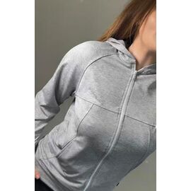 Кофта спортивна жіноча 111 grey р.S-XL "VICTORY" недорого оптом від прямого постачальника