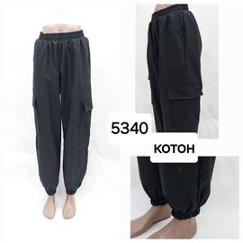 Штани спортивні жіночі 5340 black р.S-XL "VICTORY" недорого оптом від прямого постачальника
