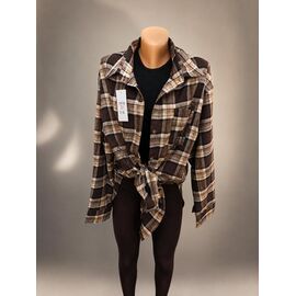 Сорочка жіноча 5369 chocolate р.S-3XL "VICTORY" недорого оптом від прямого постачальника