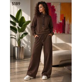 Фотография Костюм спортивный женский тёплый 5189 brown р.S-L "Major" недорого оптом от прямого поставщика