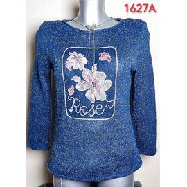 Светр жіночий 1627A blue р.50-60 "LIDA" недорого оптом від прямого постачальника